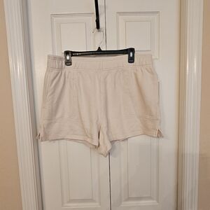 Aerie Cream Sweatshorts XL
